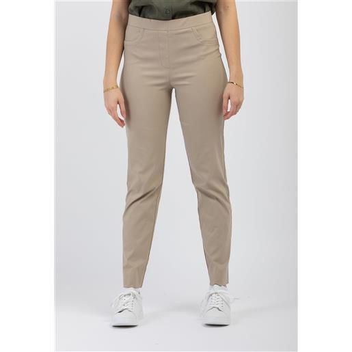 Carla Ferroni pantalone donna elastico in vita tessuto bengalina leggero carla ferroni 16020x1