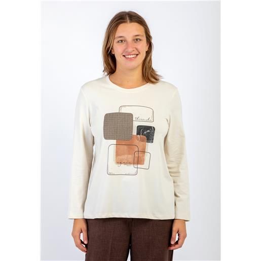 Carla ferroni maglia donna manica lunga cotone invernale art. 50011
