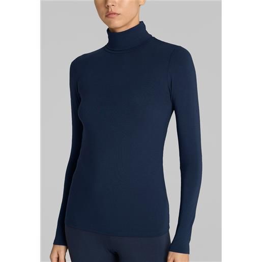 Ragno maglia donna manica lunga dolcevita viscosa art. D794ak