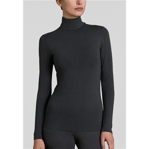 Ragno maglia donna manica lunga dolcevita viscosa art. D794ak