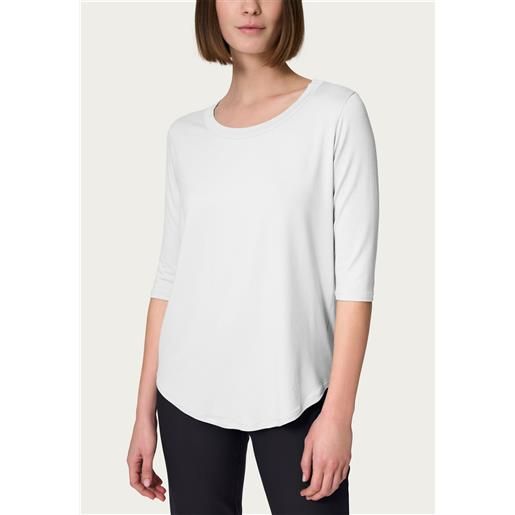 Ragno t-shirt donna viscosa estiva tinta unita 70121w