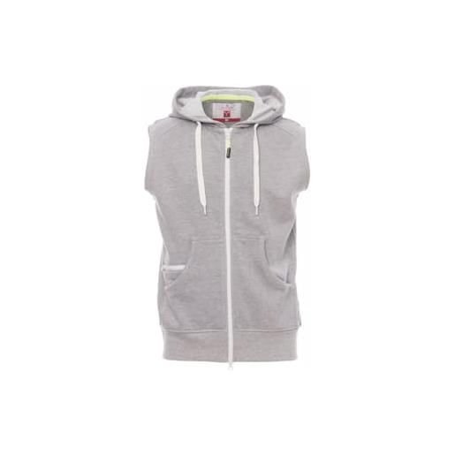 SADISRLS payper boxer+ felpa da uomo con cappuccio senza maniche 80% cotone 20% poliestere tasche a marsupio smanicato sportivo (it, testo, xxl, regular, regular, blu navy)