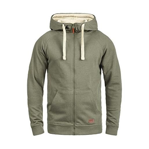 b BLEND blend speedy - felpa con zip da uomo, taglia: l, colore: zinfandel (73006)