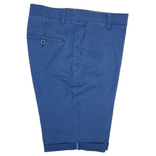 SEA BARRIER pantaloncini uomo estivi regular elasticizzati eleganti 48 50 52 54 56 58 60 62 (58 - giallo)