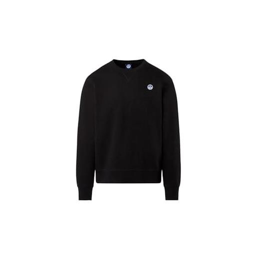 NORTH SAILS felpa uomo in cotone organico con patch