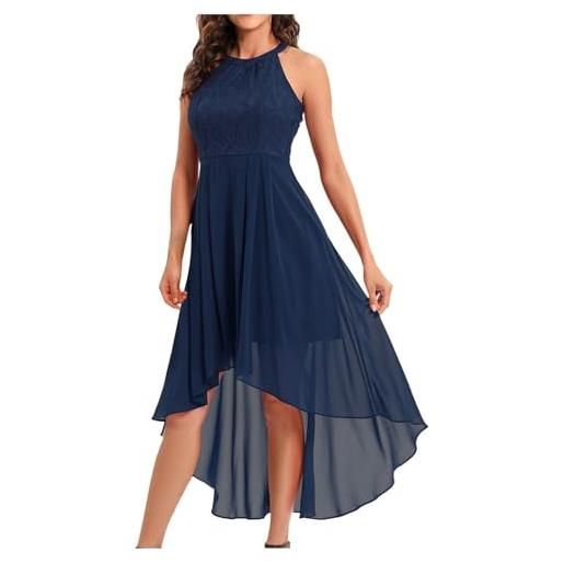 RYTEJFES vestito cerimonia donna vestito da cerimonia donna abiti i vestiti eleganti tuta abito sposa per matrimonio civile elegante damigelle di sera damigella lungo premaman verde salvia xxl taglie forti