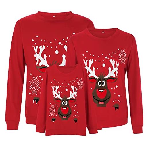 Maglione Natalizio Brutto Foto-Realistico Per Donna – Unicorno Rosa, Manica Lunga, XL – Faux Real