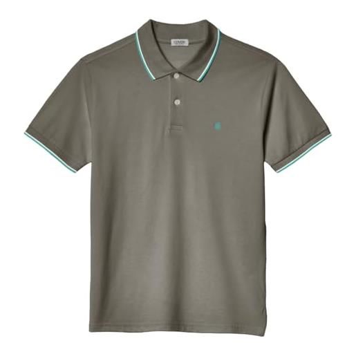 Coveri maglia polo uomo mezza manica corta cotone taglie forti 3xl 4xl 5xl 6xl (it, testo, 3xl, regular, regular, sabbia)