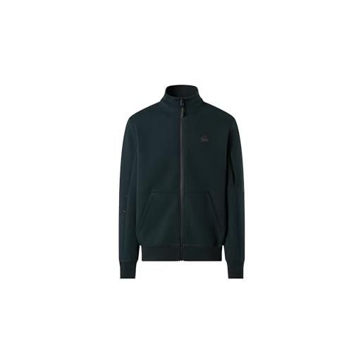 NORTH SAILS felpa uomo in scuba di poliestere riciclato con zip impermeabile