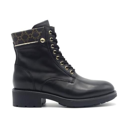 Nero Giardini i309001d anfibi donna in pelle - nero 40 eu
