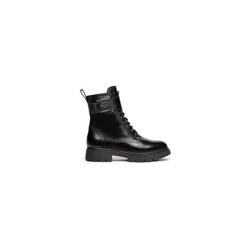 Nero Giardini i117654d anfibi donna in pelle - nero 36 eu
