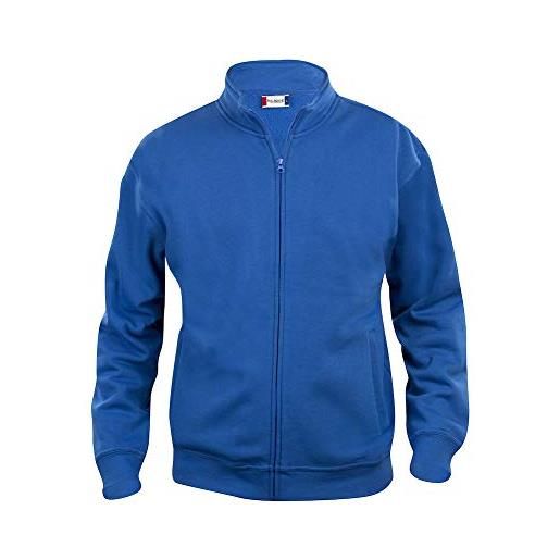 BrolloGroup felpa uomo cardigan con zip lunga clique personalizzabile ps 32400 (xxl, royal)