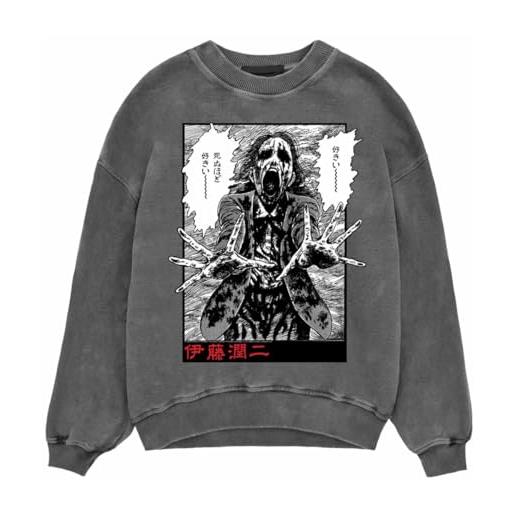 Junji Ito heroes official junjiito screaming ghoul sweatshirt xl
