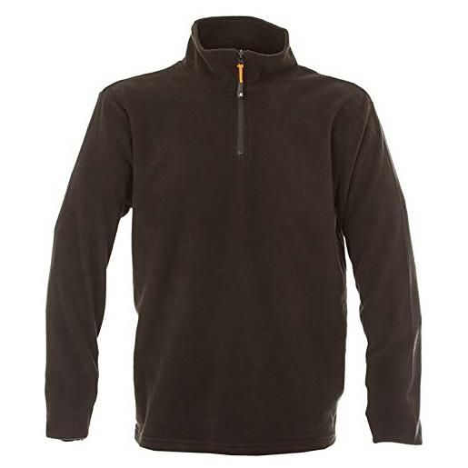 CHEMAGLIETTE! felpa da lavoro uomo maglia in micro pile con mezza zip collo alto jrc malmo