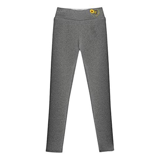 Fulidngzg leggins termici donna, curvy caldo felpati pantacollant eleganti pile pantaloni elasticizzati invernali fuseaux lunghi foderati leggins sportivi