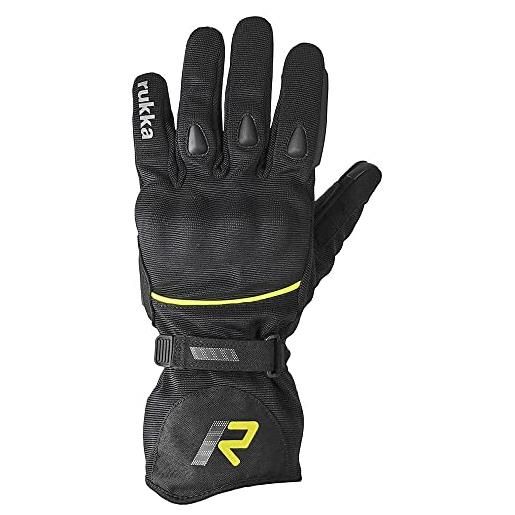 Rukka virium 2.0 gtx guanti moto (black/yellow, 10)