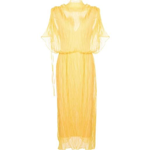 Ellery abito midi - giallo