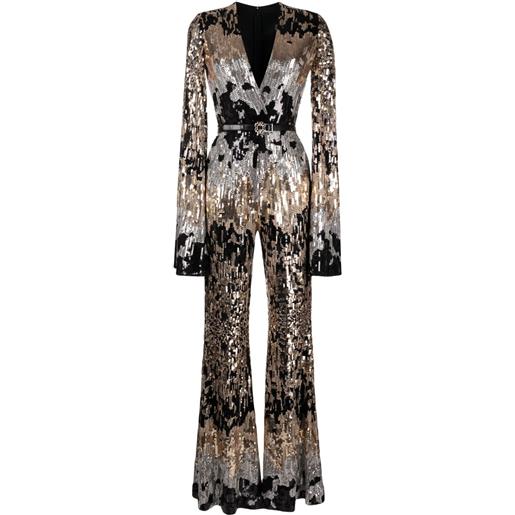 Elie Saab tuta intera con paillettes - oro
