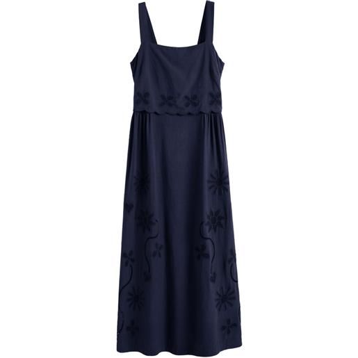 Chinti & Parker abito midi a fiori - blu
