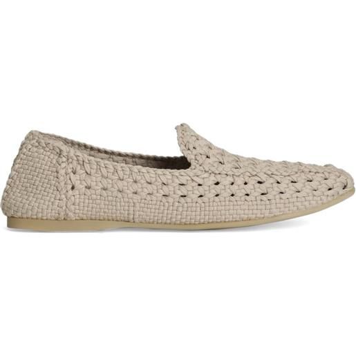 Dolce & Gabbana slippers in woven fabric - toni neutri