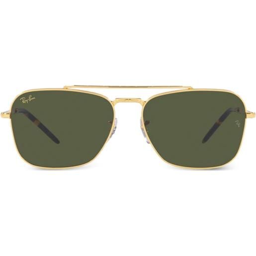 Ray-Ban caravan geometric-frame sunglasses - oro