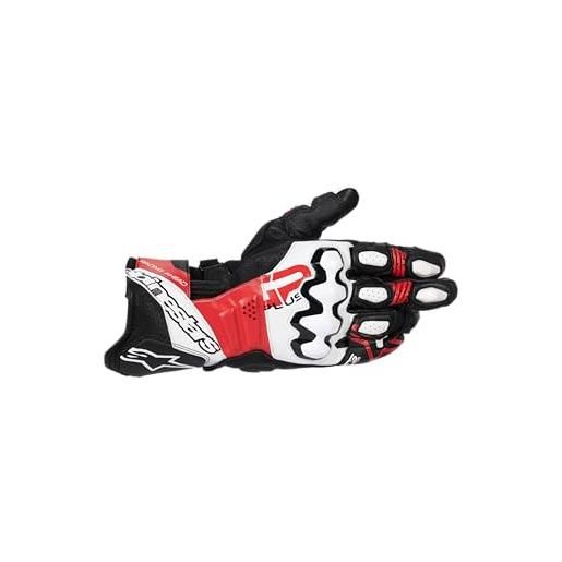 Alpinestars gp plus r v3 guanti da moto, nero/rosso/bianco, l