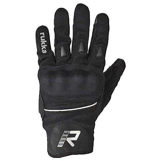 Rukka airium 2.0 guanti moto, nero, 9