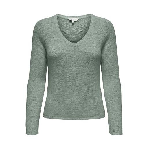 ONLY onlgeena l/s v-neck knt nca, pad lilla, l