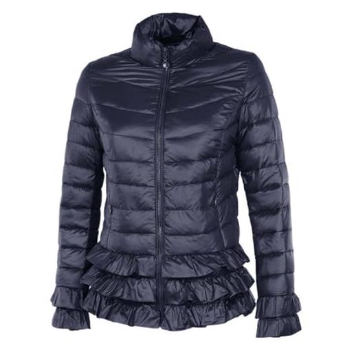 Fulidngzg piumino 100 grammi donna, leggero ripiegabile curvy piumini caldo mezza stagione imbottito giacca invernale corto piumino antivento trapuntata giubbotto