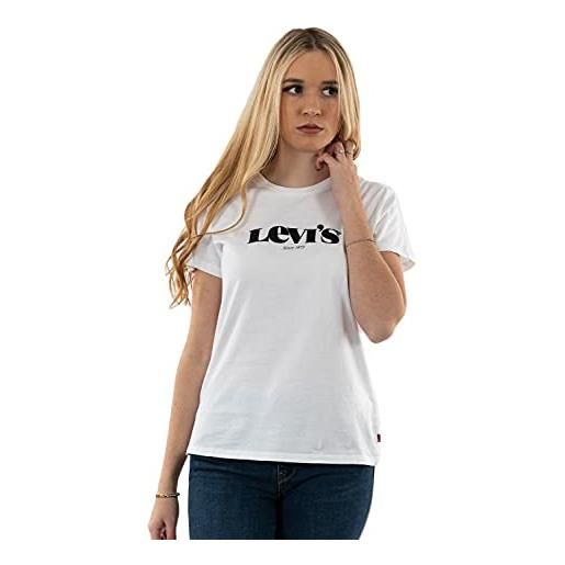 Levi's the perfect tee, t-shirt donna, modern vintage white, m