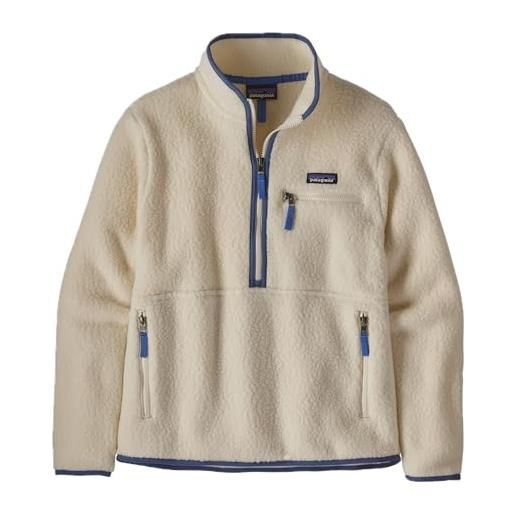 Patagonia w's retro pile marsupial maglietta, naturale, m da donna, naturale, m