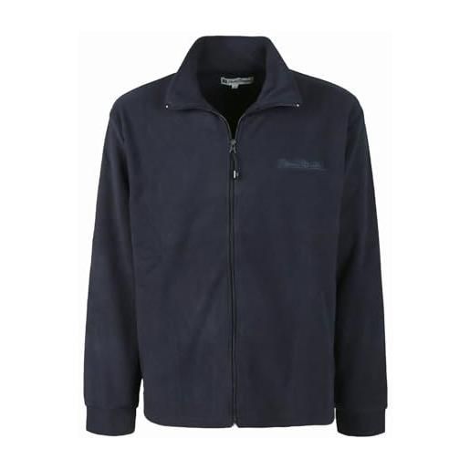 Saggio renato balestra felpa rb54 in morbido pile set 1 o 2 pezzi con zip lunga polsino nelle maniche e tasche uomo griginero2pz xxl