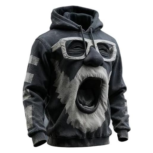 Generic felpa con maniche a guanti uomo felpa lupetto offerta bordeaux monocolore felpato sotto disclaimer morbida americano letterman piu sulla sopra toppe simpatici avvitati estivi sportivo