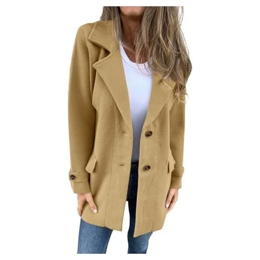 Generico trench donna corto spolverino donna primavera estate giacca lunga primaverile giubbino corta elegante giubbotti primaverili in pelle cappotto invernale lungo abbigliamento da verde jeans xs vento