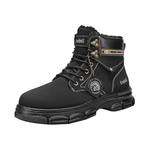 Dinglong eu 44 scarponcini da neve uomo scarpe uomo neve stivali da neve uomo couple snow boots men's high top snow boots casual trainers winter padded warm women's boots caldo stivali da neve uomo