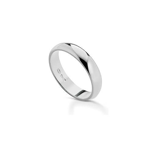 Donipreziosi fedina personalizzabile in argento 925 con incisione nome e data - anello fidanzamento lui e lei - fedina personalizzata uomo donna - regalo san valentino, anniversario - argento