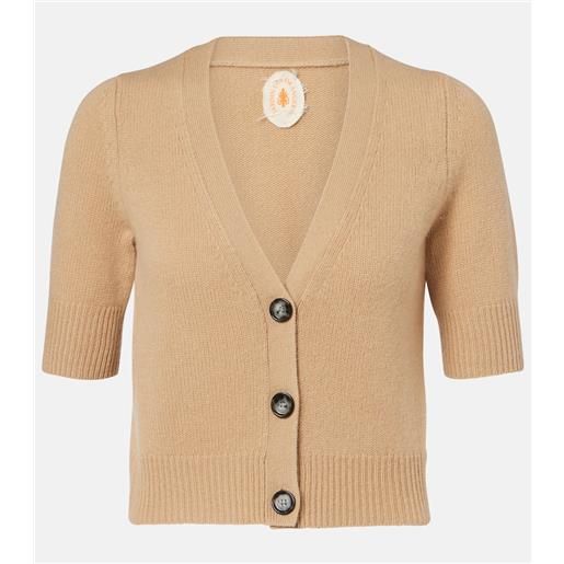 Jardin des Orangers cardigan cropped in cashmere