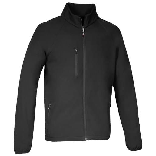SADISRLS cofra giacca da uomo antifreddo in softshell due strati elevato isolamento termico per lavoro (it, testo, l, regular, regular, nero)