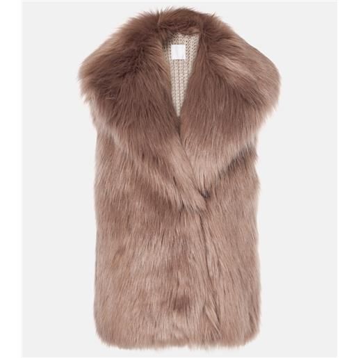 Givenchy gilet in pelliccia sintetica