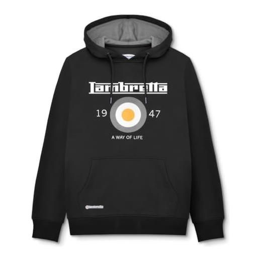 Lambretta felpa con cappuccio da, blu scuro, l