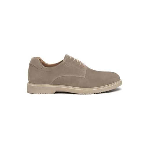 Nero Giardini e500614u stringate uomo in camoscio - indaco 42 eu
