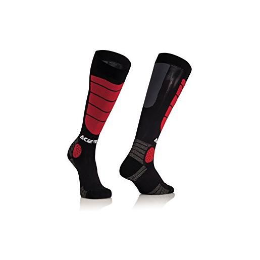 Acerbis calza mx impact kid nero/rosso s/m