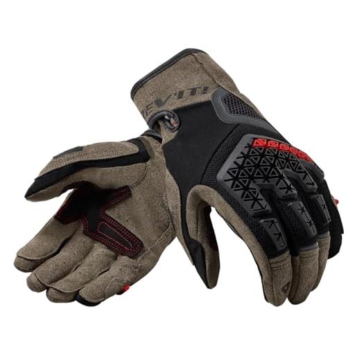 REV'IT! revit mangrove guanti moto, nero/sabbia, l