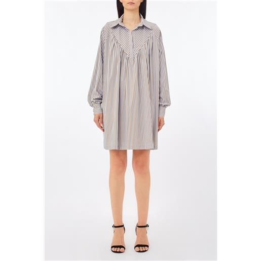 Liu jo abito in cotone a righe, verde