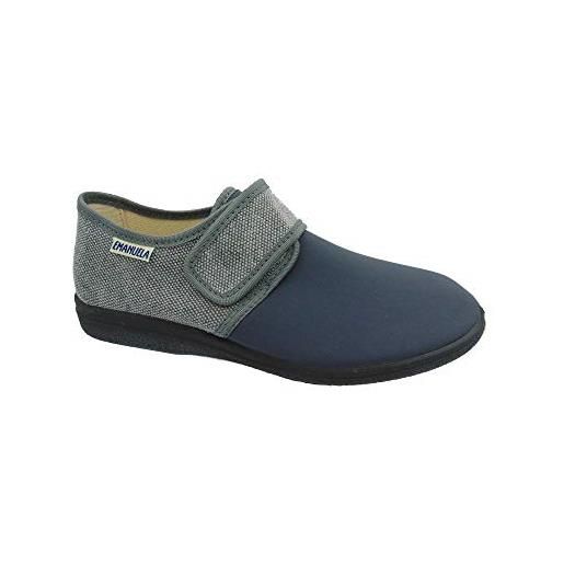 EMANUELA pantofola uomo elasticizzata con strappo 986 grigio (versione estiva)