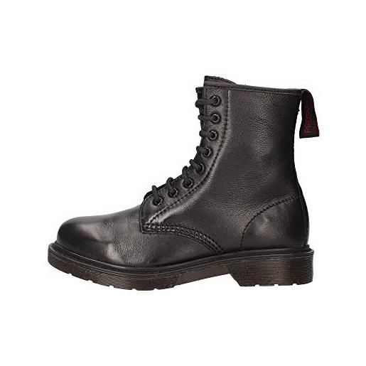 Cinzia Soft pregunta iv14108-ns cow new start anfibio nero lacci 8 fori fondo gomma misura 41 eu