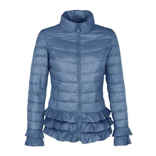Fulidngzg piumino donna leggero curvy trapuntata giacca ripiegabile mezza stagione 100 grammi piumini antivento caldo piumino corto imbottito giacche invernale
