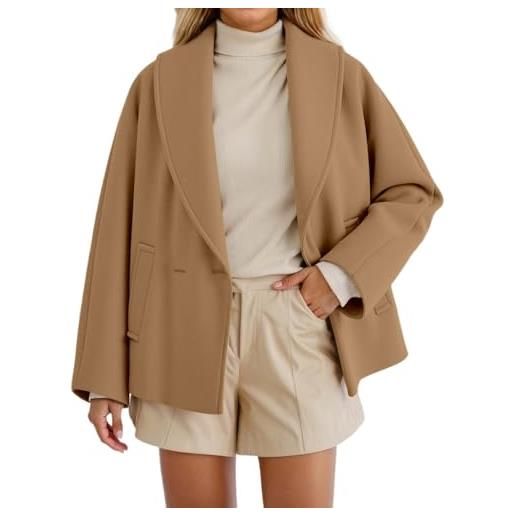 LKRSEEF trench donna corto trench corto donna primaverile giacca corta elegante curvy nera parka giubbino primavera cappotto jeans neoprene invernale soprabito comodo verde giubbini 3xl capispalla