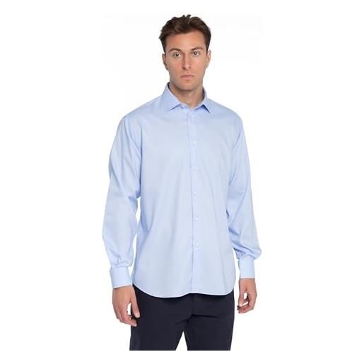 Ingram camicia uomo manica lunga vestibilità regular 100% cotone no stiro oxford 68910