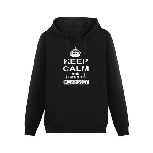 TANYOUPIN keep calm and listen to morrissey mens hoodyusic indie 80s retro black l